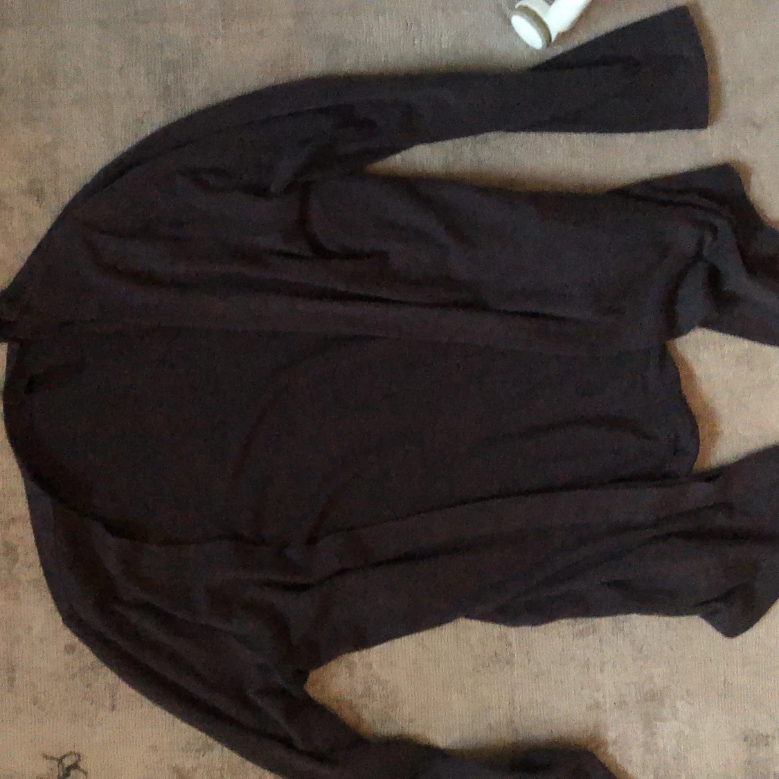 Mörk grå cardigan  - 90