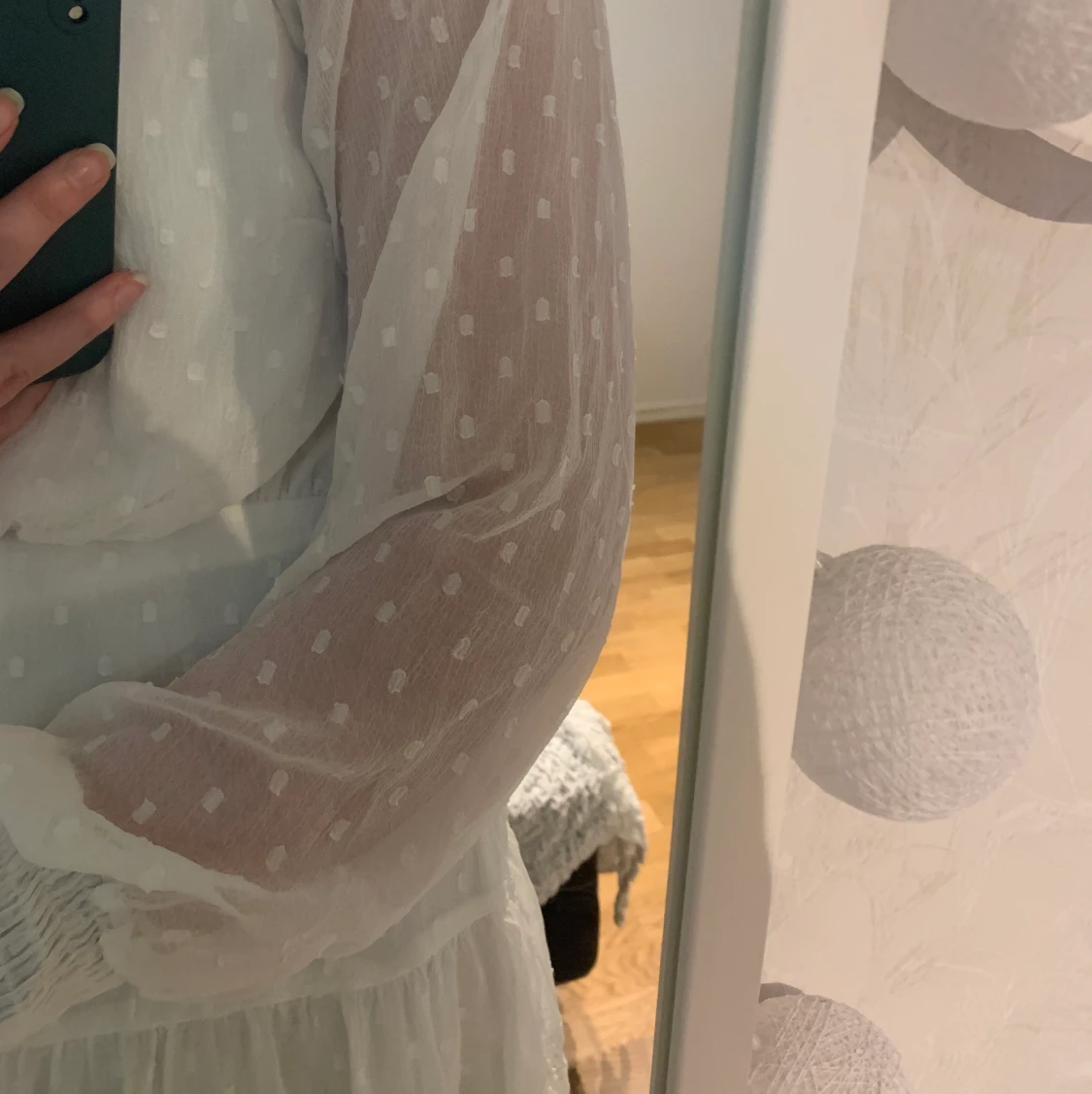 Vit klänning från Nelly  - 90