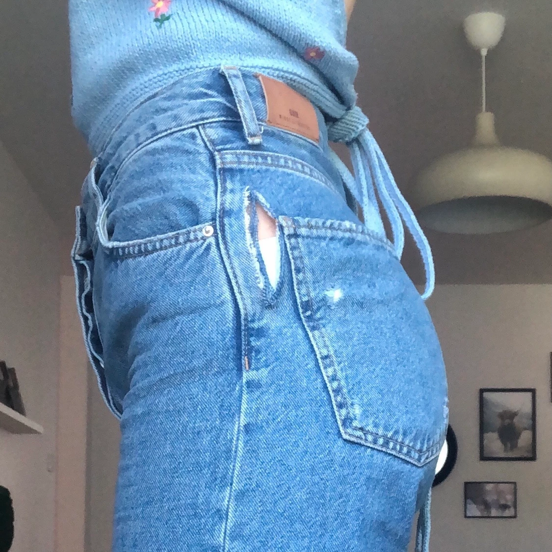 Långa jeans från Mango strl 36 - 91