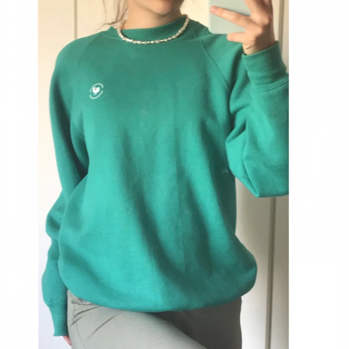 “Russell” green sweatshirt  - 90