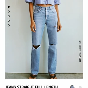 36 -  Zara jeans de är stora och långa för mig😌aldrig använda , jag har beställt fel storlek 