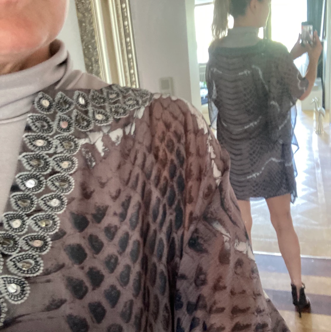 Blus klänning kaftan  - 91