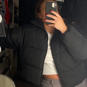 Vinterjacka  - Helt ny vinterjacka från zara i en snygg lite kortare modell. Ändats använda 2 gånger, därmed inga slitningar alls. Säljer pga att jag känner ingen användning för den!💗
