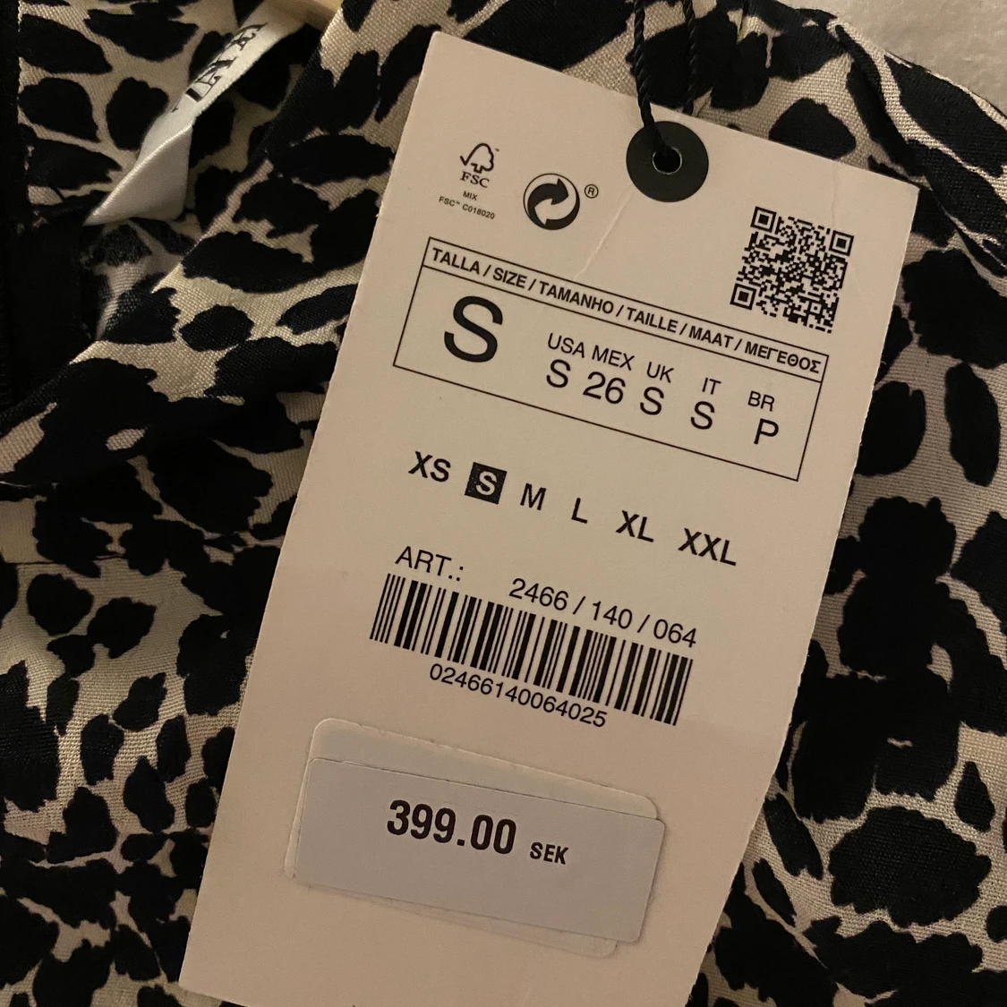 ZARA blus prislapp kvar - 91
