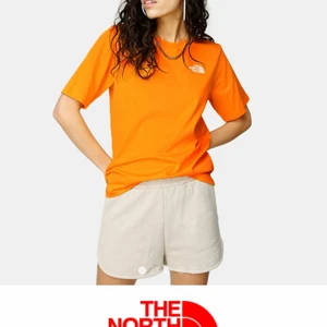 North face t shirt - Snygg orange north face t shirt från junkyard, använd sparsamt!💕💕