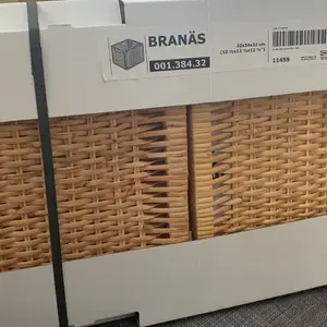 Oanvänd ny korg i rotting från IKEA säljs. Fortfarande i original kartong. Billigare vid snabb affär