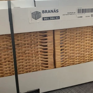 Korg i rotting, IKEA - Oanvänd ny korg i rotting från IKEA säljs. Fortfarande i original kartong. Billigare vid snabb affär
