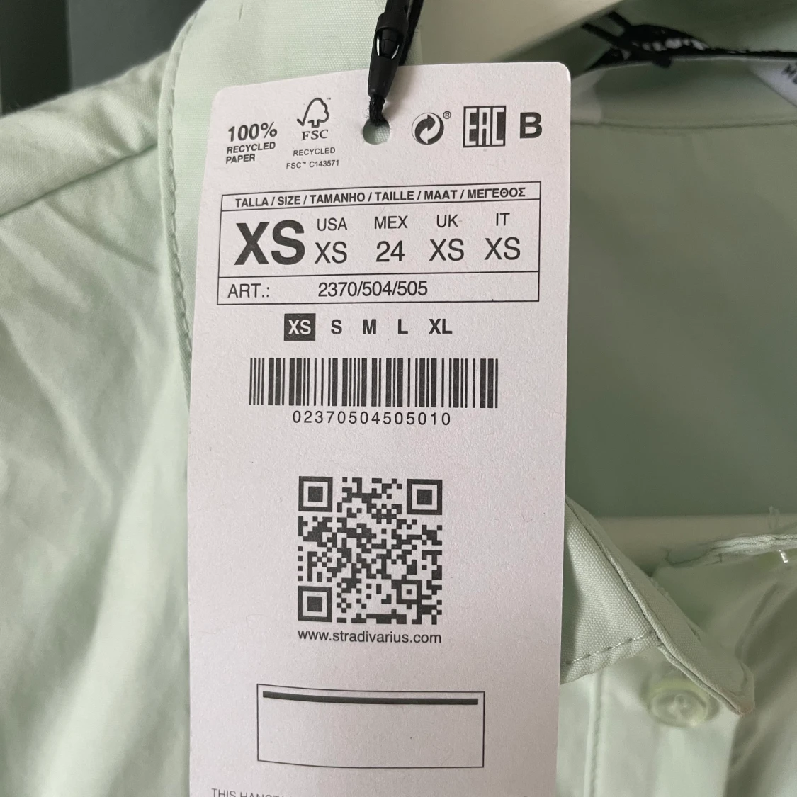 ”Turkos” skjortklänning, Stradivarius  - 91