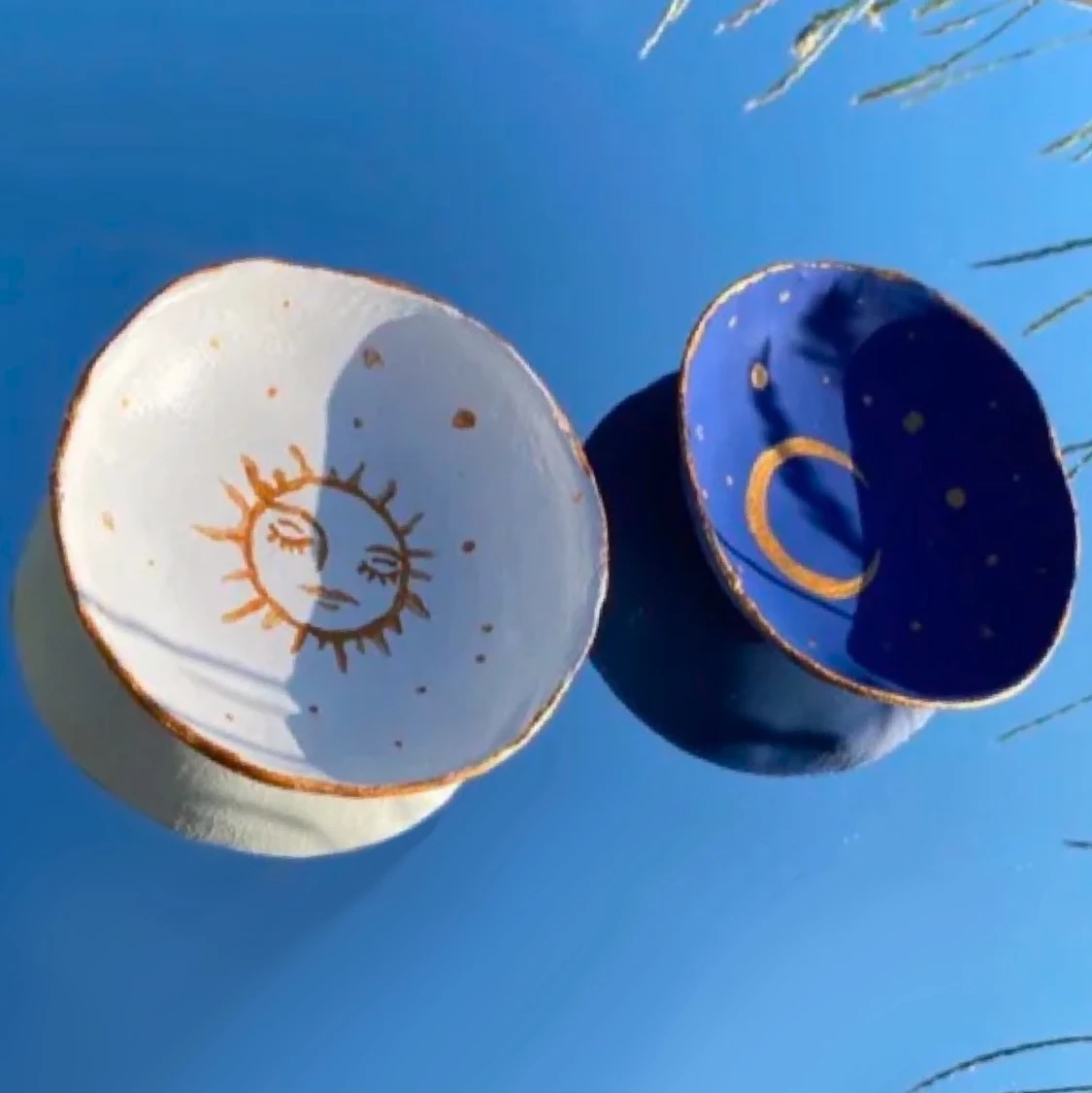 Trendig sol & måne ringhållare🌞🌜