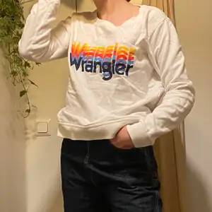 Jättesnygg sweatshirt från wrangler! Croppad modell. 