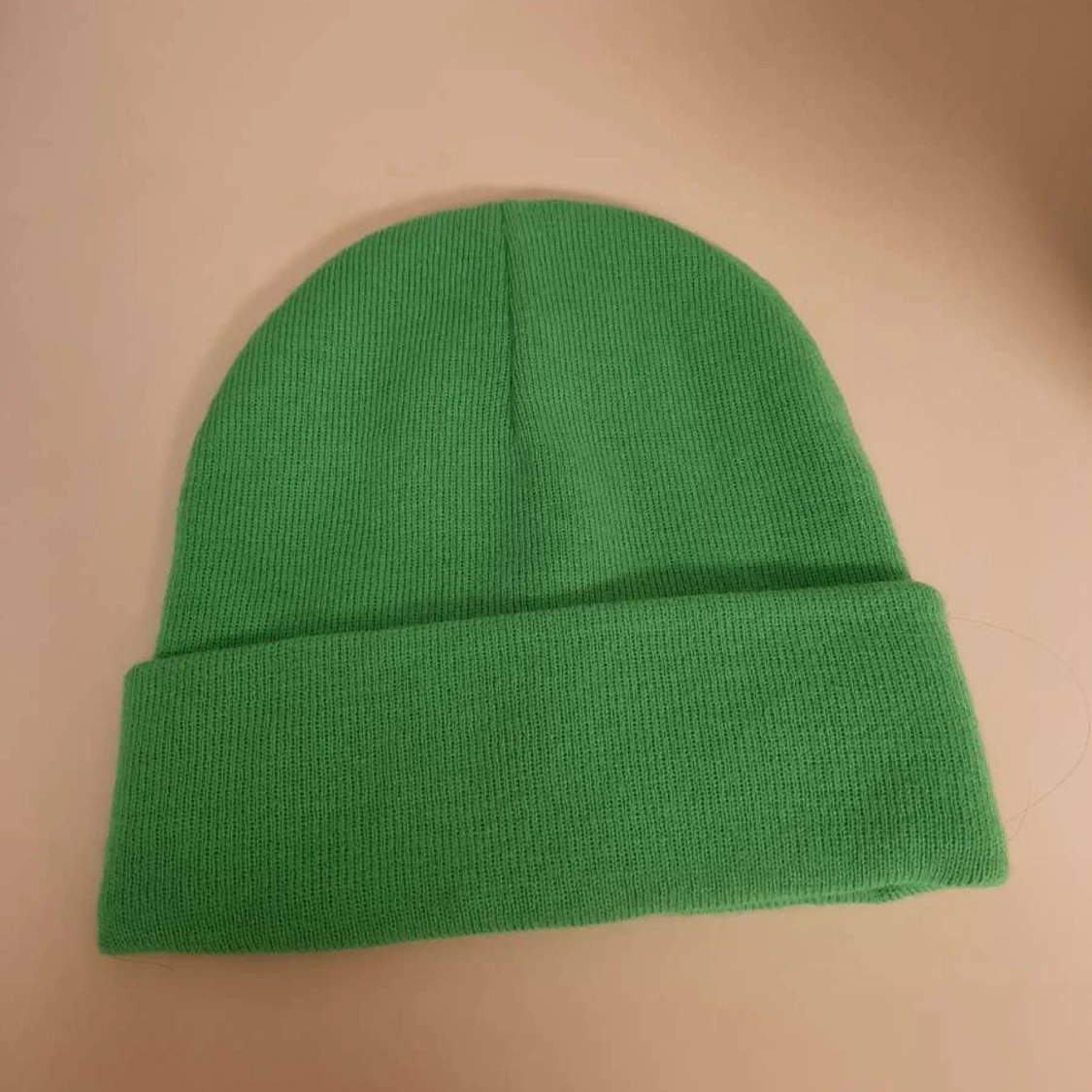 Grön beanie