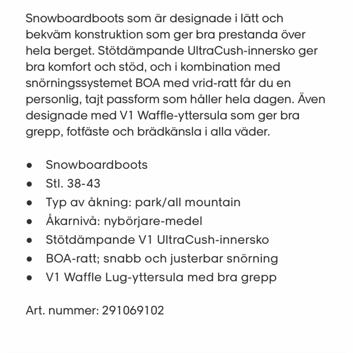 Vans snowboard boots w - 91