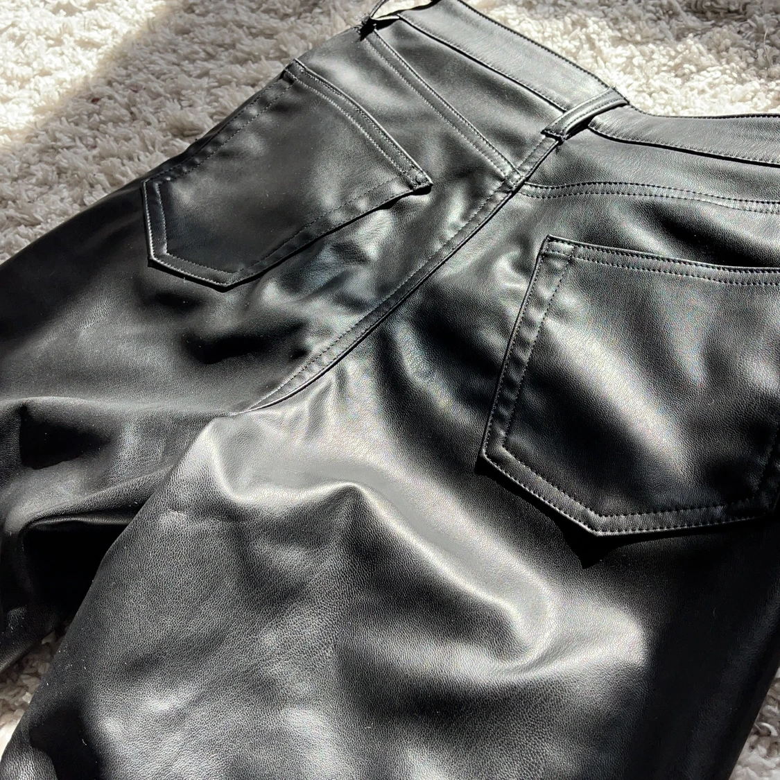 Läder Byxor stl 38 - 91