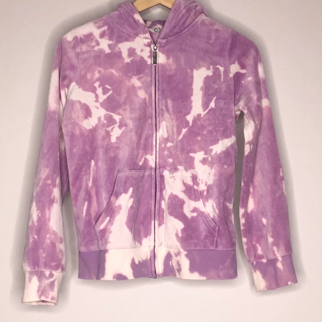 💜Luvtröja lila dye die💜