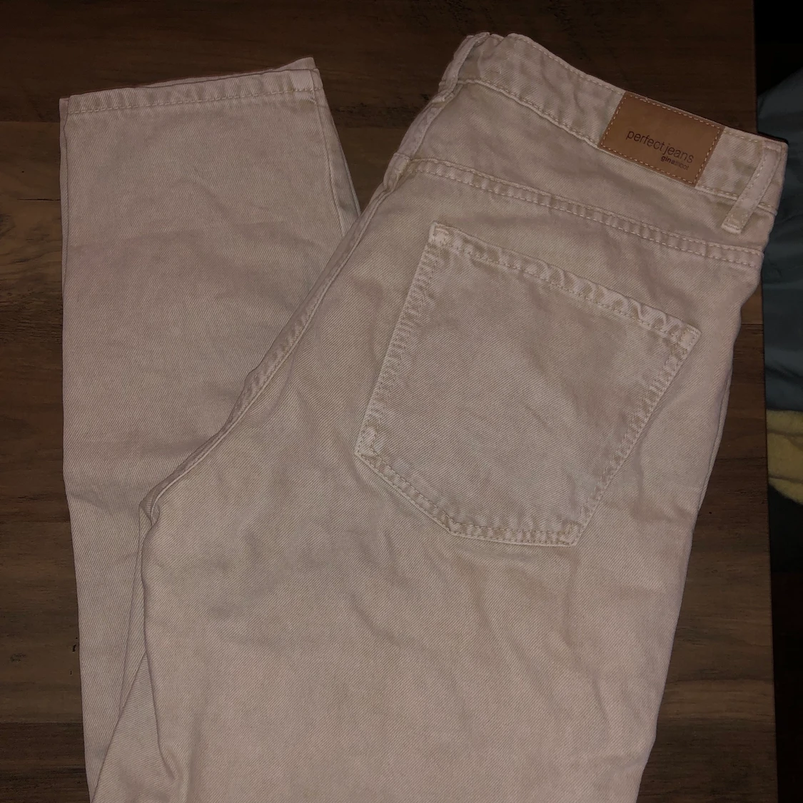 Beige jeans
