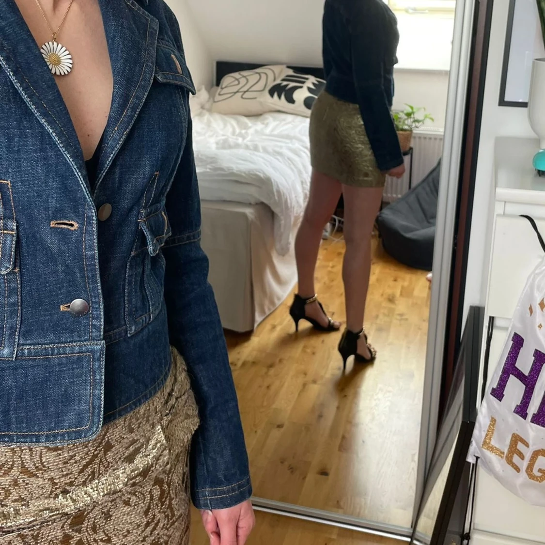 Boss Hugo Boss jeans jacka stl small - 91