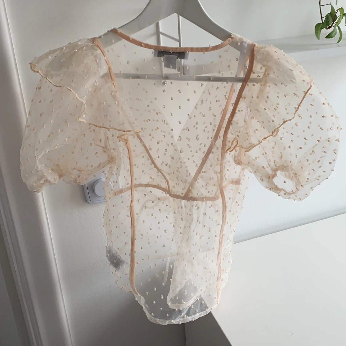 genomskinlig topp - 90