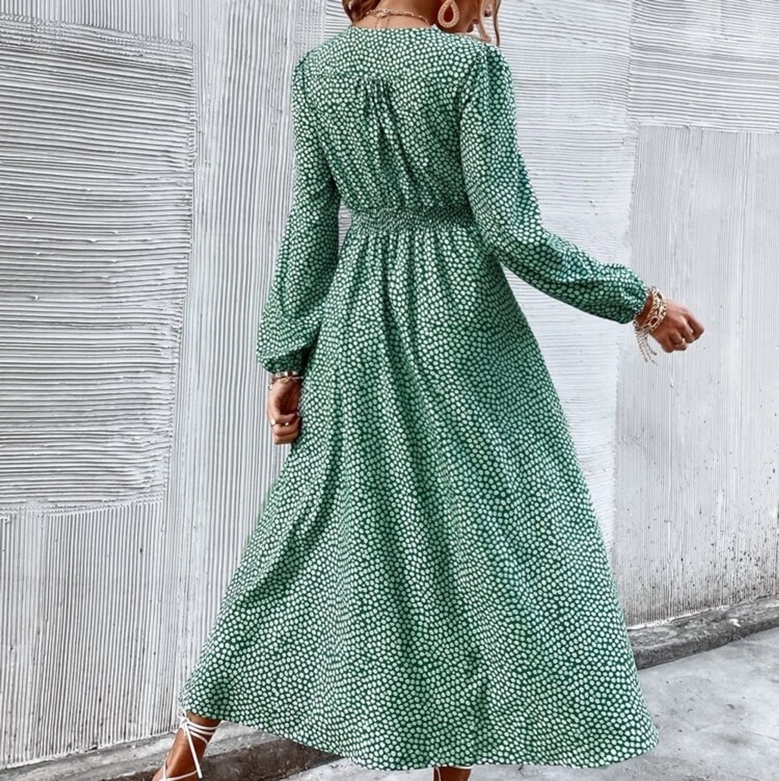 Grön klänning - 90