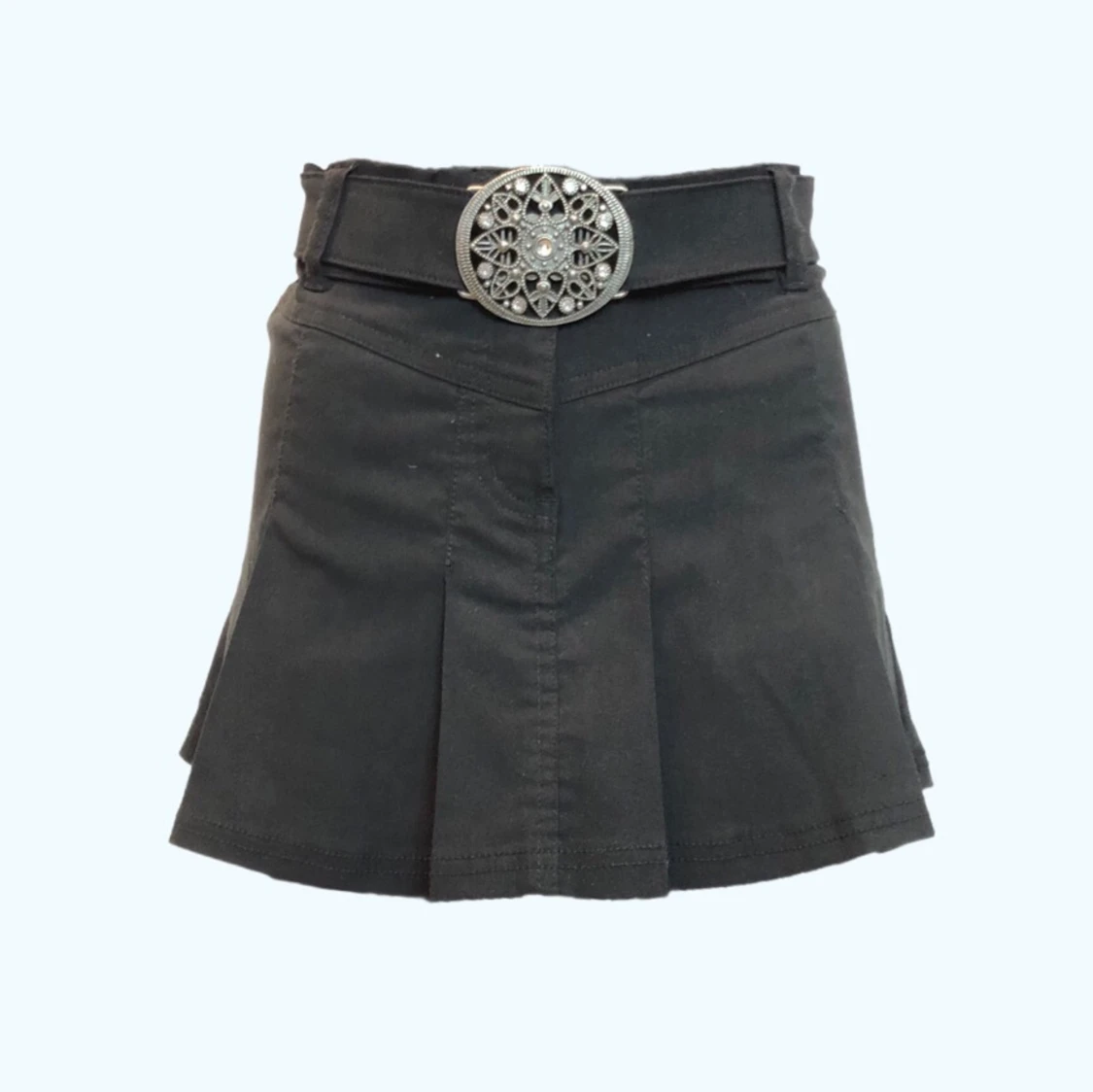 Vintage cowgirl Y2k svart kjol