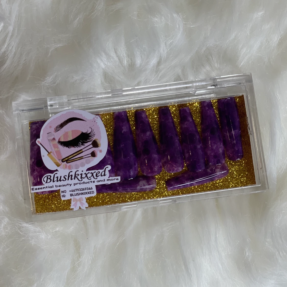 Customized press on nails  - 90