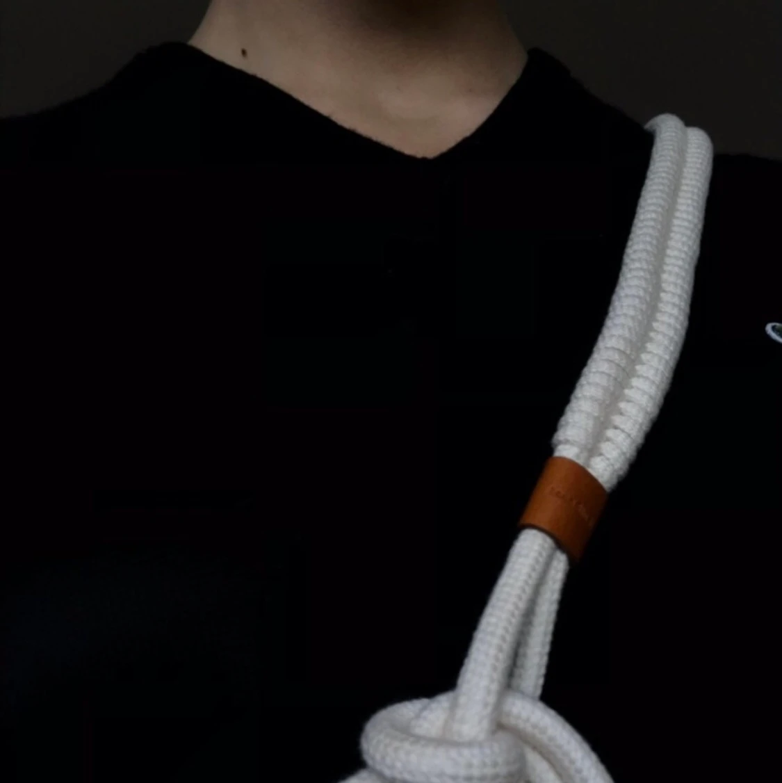 Acne studios Bälte ( ecru braided belt )