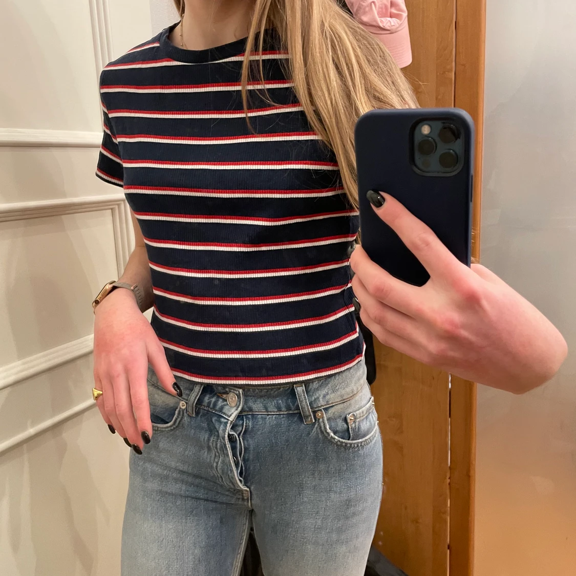 Randig t-shirt  - 90