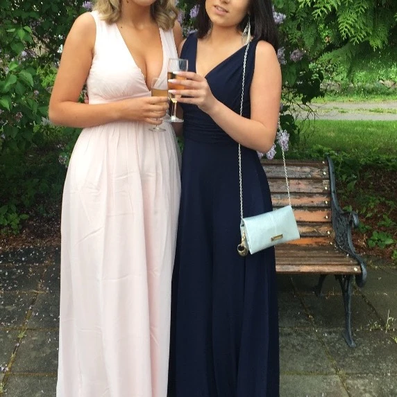 Rosa balklänning strl 36