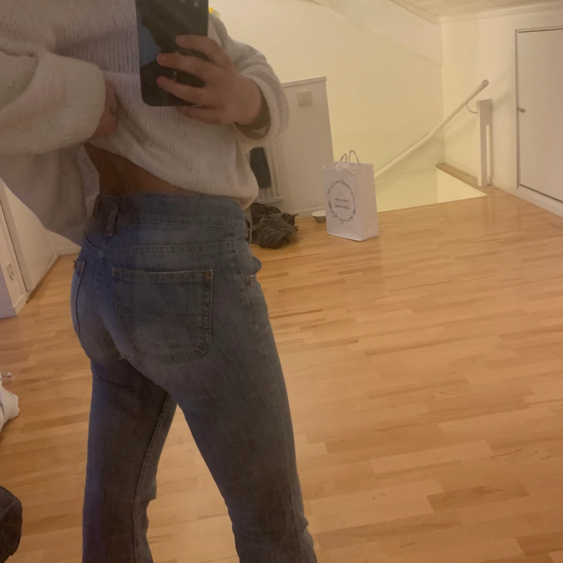  lågmidjade lee bootcut jeans