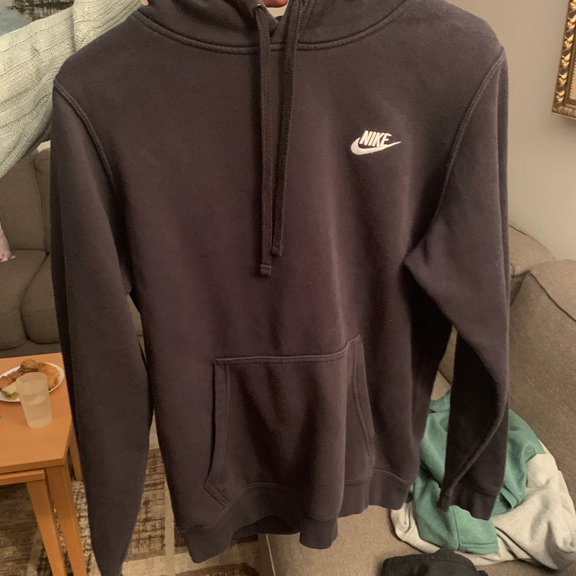 Nike hoodie svart