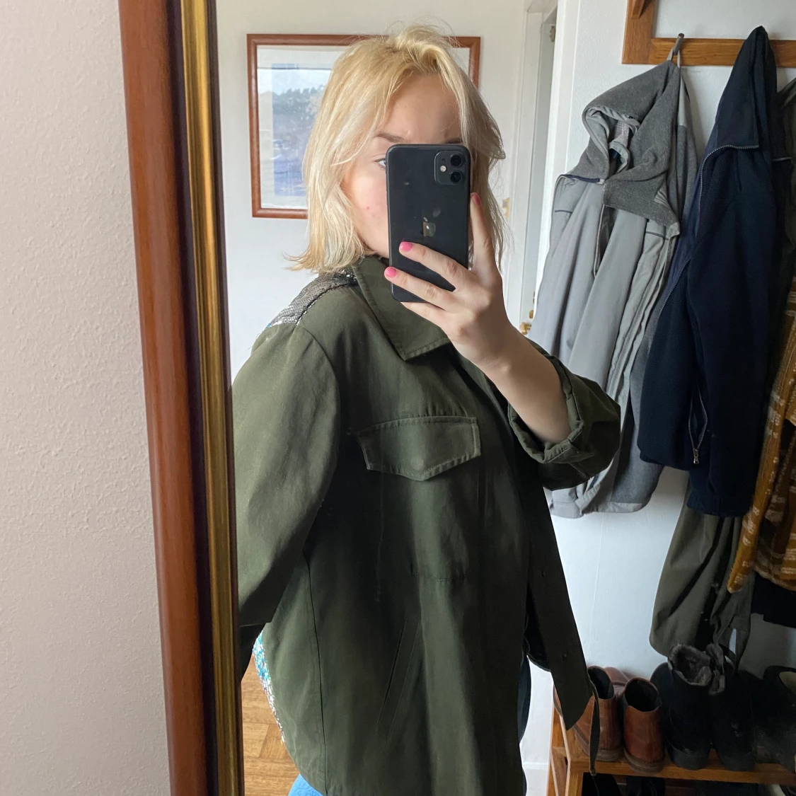 Jacka med cool rygg  - GRATIS FRAKT - 90