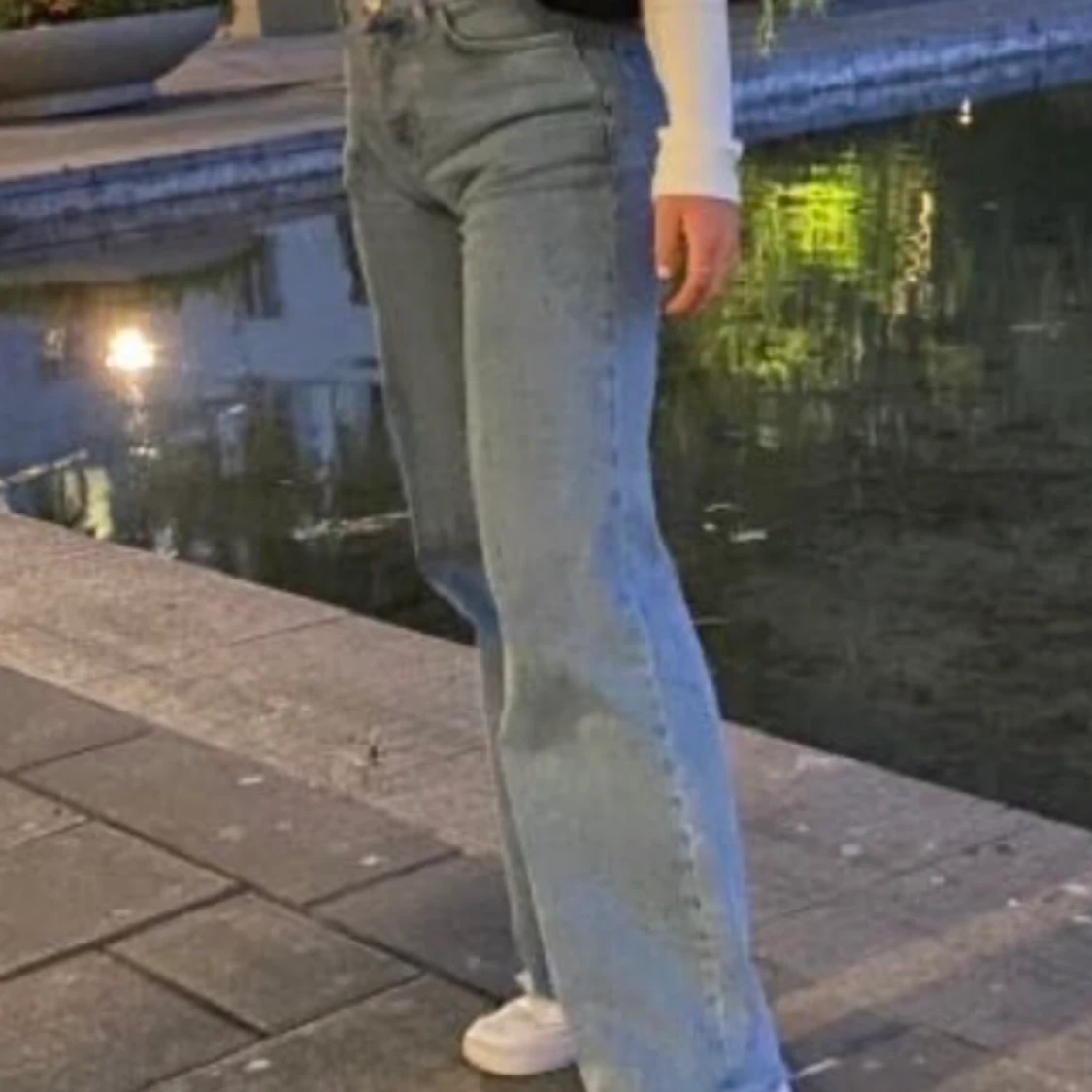 Blåa jeans 