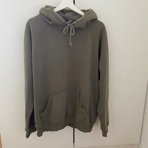 Grön Hoodie  - En grön hoodie från Bikbok, strorlek L, lite nopprig på vissa ställen men annars bra kvalitet. Säljer till första som skriver. (Skriv om ni vill ha fler bilder) ( 100kr+ frakt) 