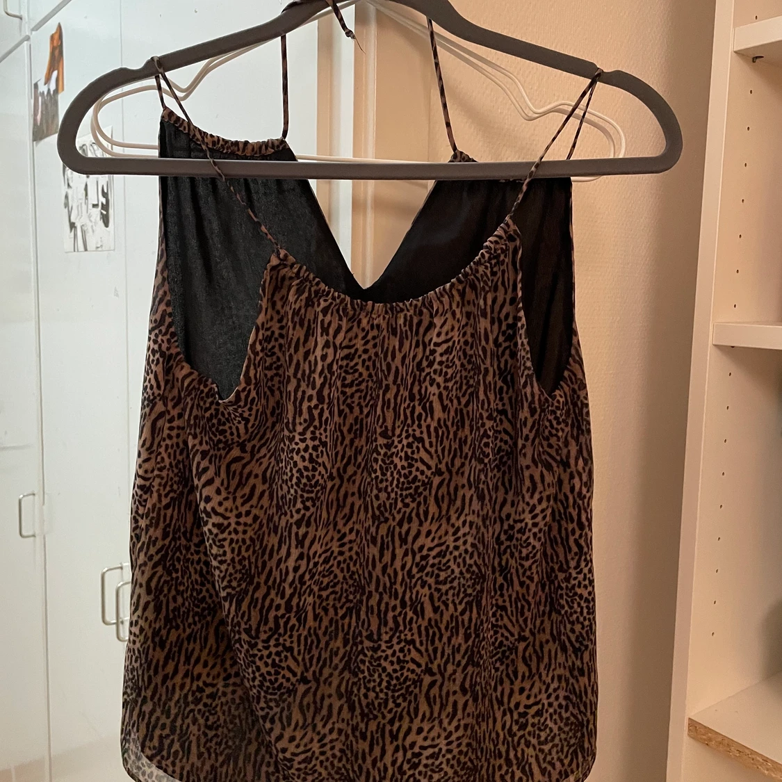 Mango Leopard Print Top Size M - 90