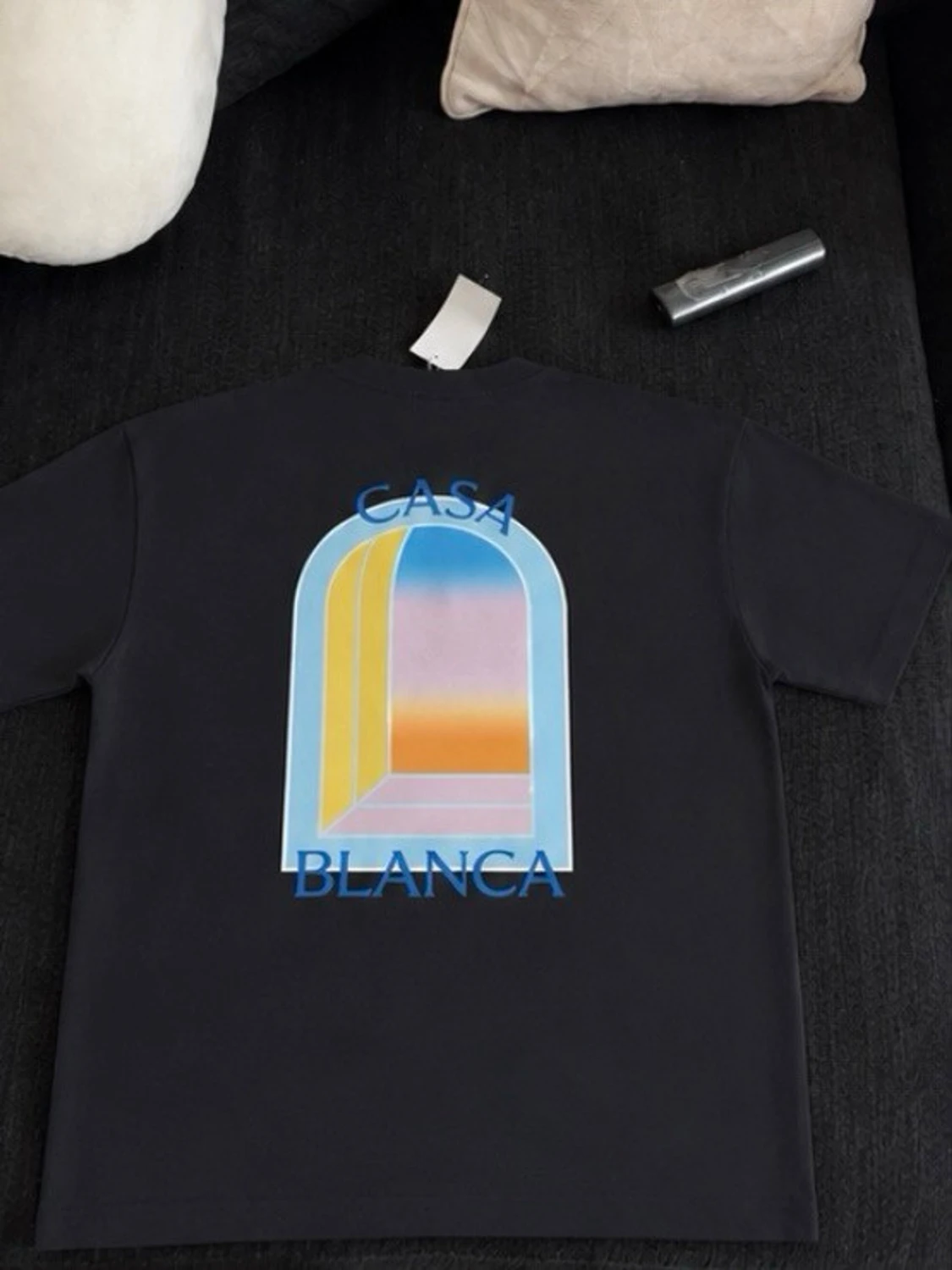 Svart t-shirt från Casablanca