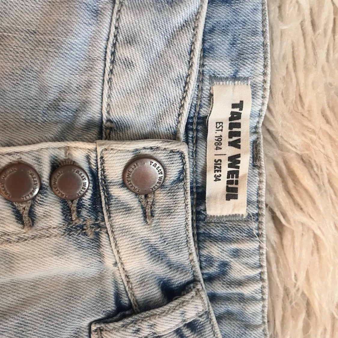 J21 Superlågmidjade jeansshorts  - 4