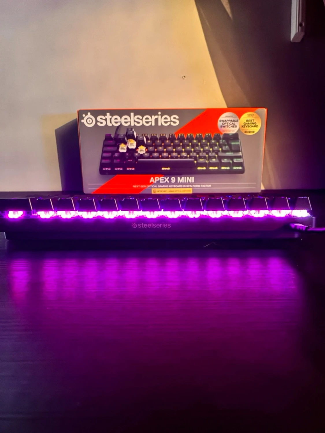 SteelSeries Apex 9 Mini keyboard 60% - 4