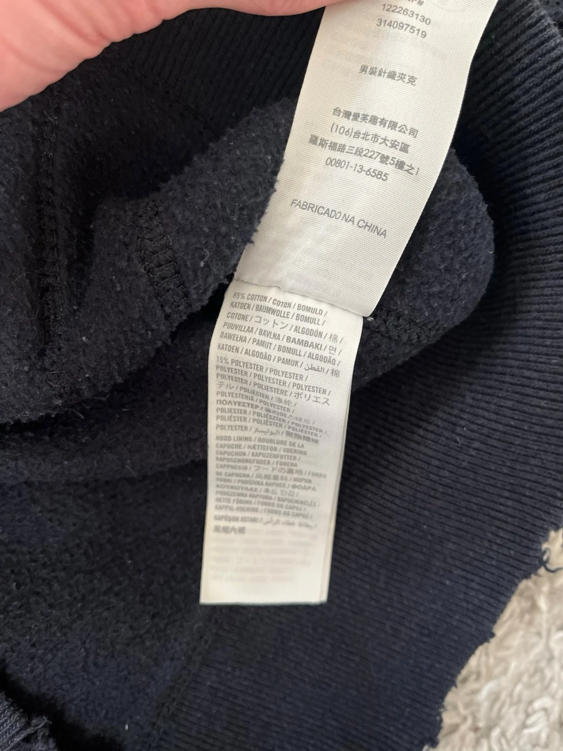 Mörkblå hoodie Abercrombie & Fitch - 6