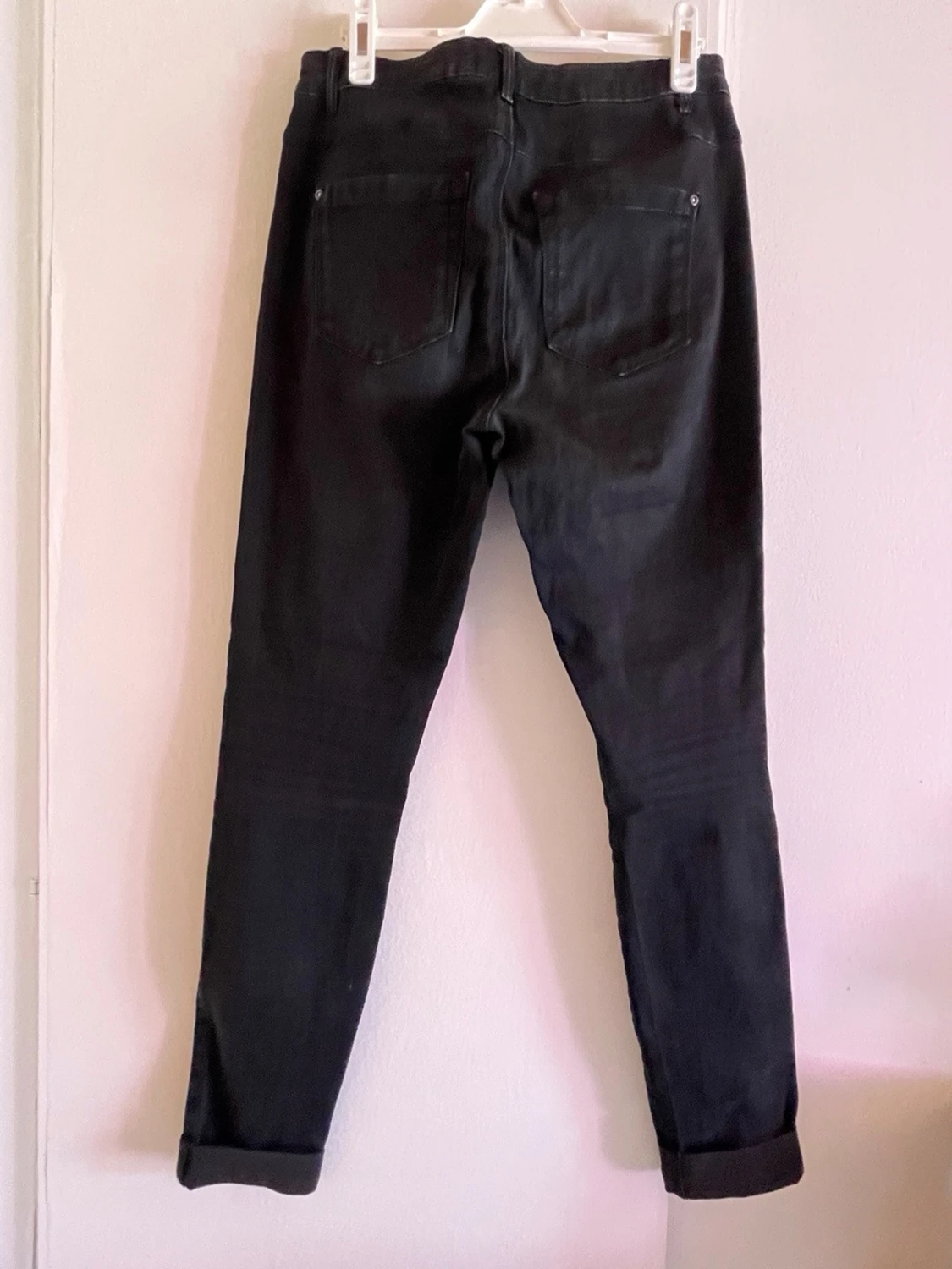 Svarta skinny jeans med hög midja - 2