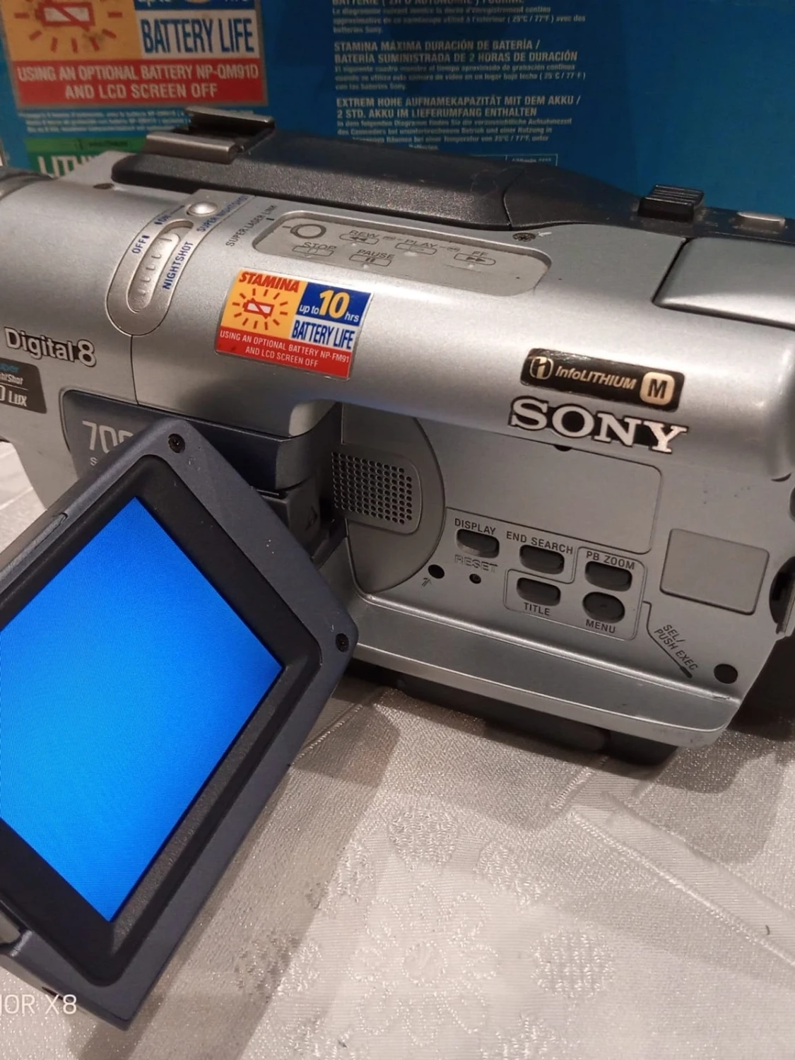 Sony Handycam DCR-TRV230E Digital8 hi8 video8 videokamera - 4