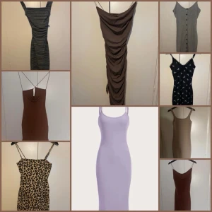 Klädpacket klänningar  - Säljer klädpaket med klänningar i Xs. Blandade modeller – både vardag och fest, de flesta är oanvända perfekt för utomlands 🌸