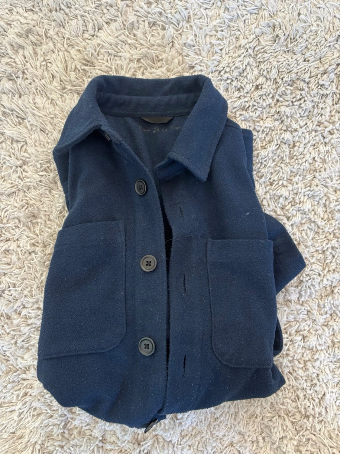 Mörkblå overshirt  - 1