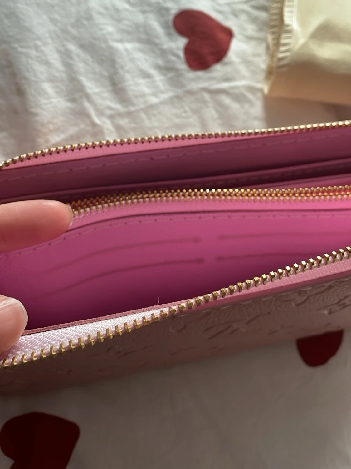 Stor rosa plånbok  - 5