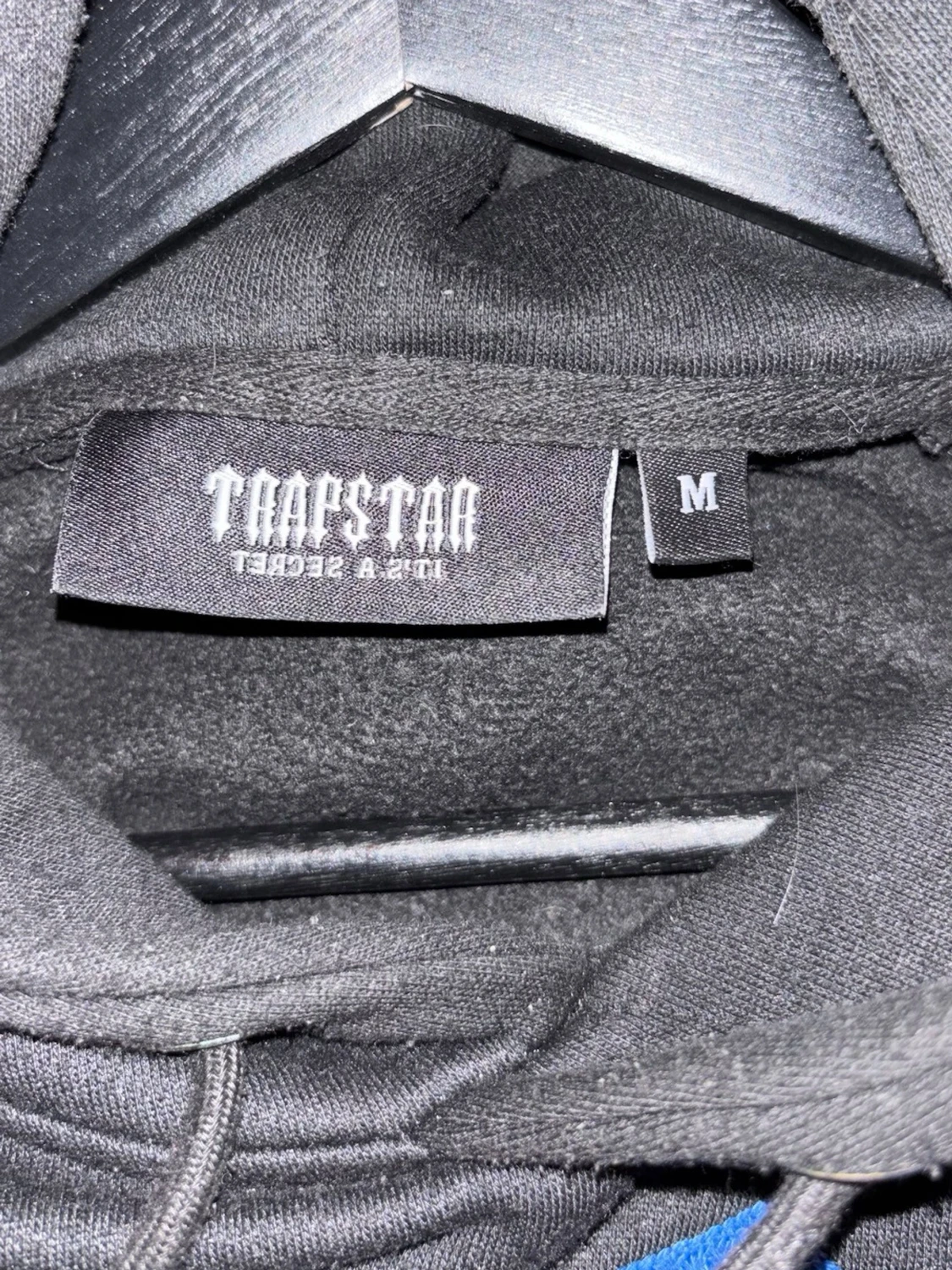 Svart Trapstar hoodie med tryck - 1