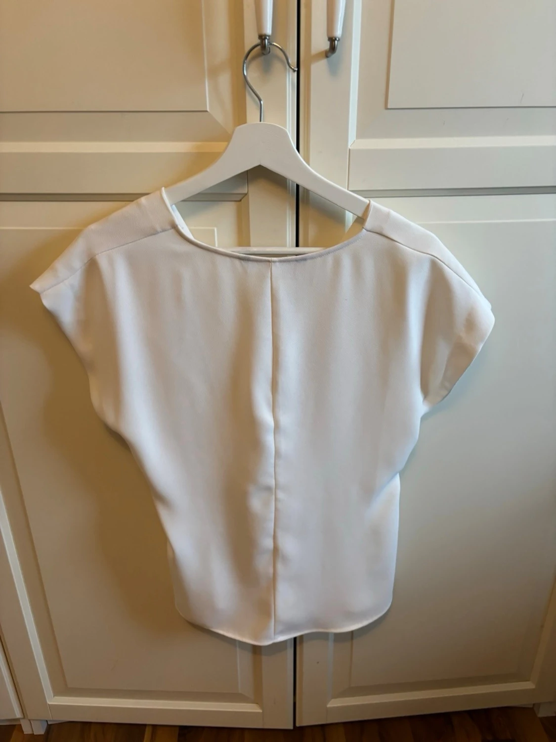 Vit omlottopp från Zara - 3