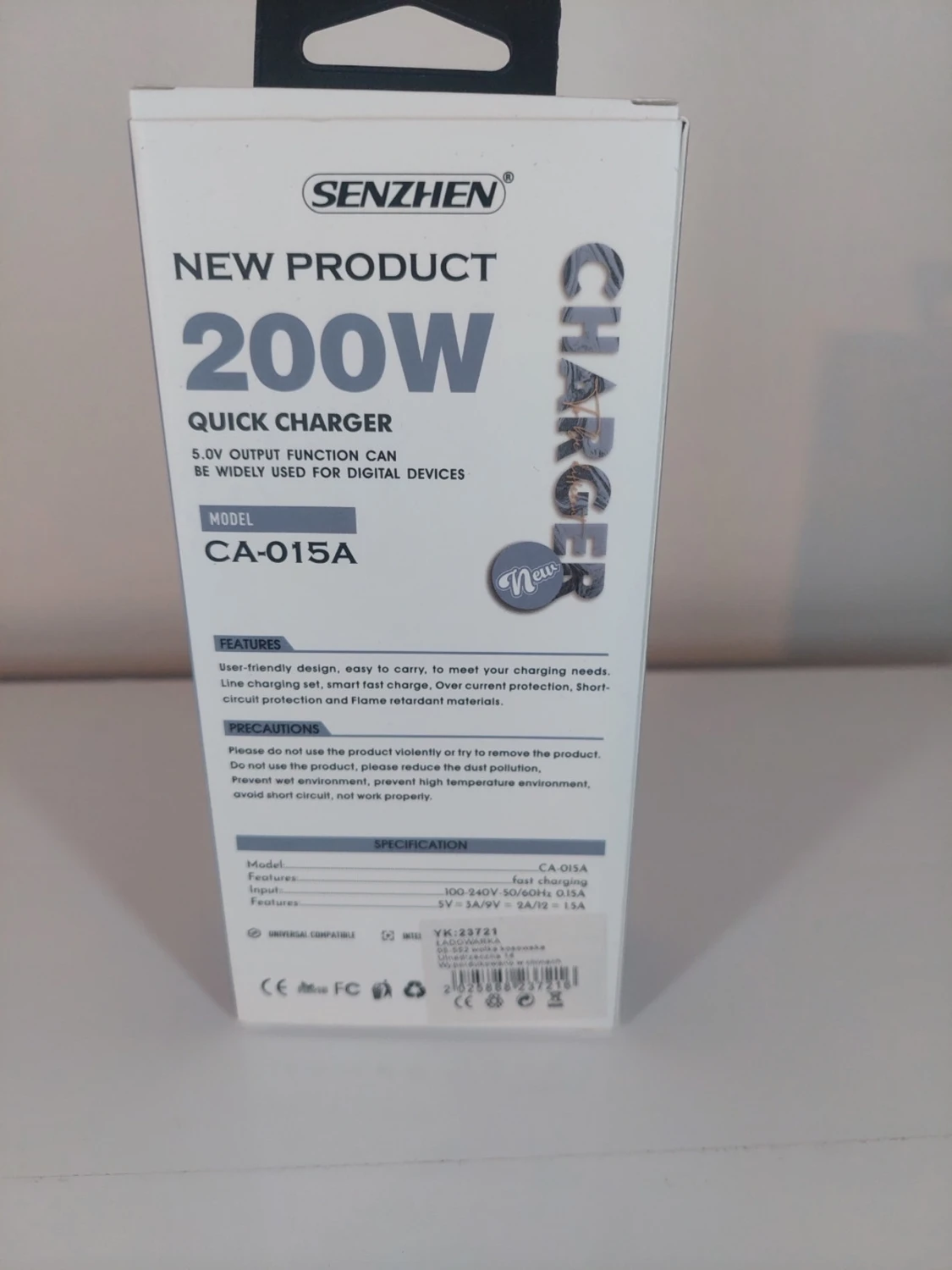 SENZHEN 200W USB-C snabbladdare - 3