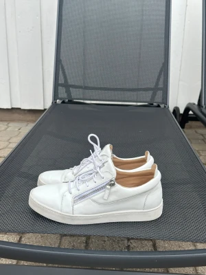 Giuseppe Zanotti sneakers - Bang! Giuseppe Zanotti skor inne med bra skick 9/10. Skorna är varsamt använda, tyvärr följs inget org med. Så ifall du är sugen på ett par sommarskor som fångar blicken så har du hittat rätt! Jag kan gå ner i pris vid snabb och smidig affär!