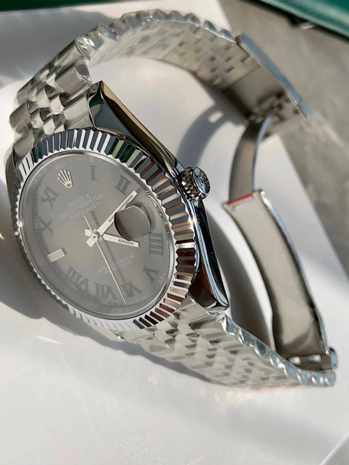 Rox Datejust silver klocka - 4