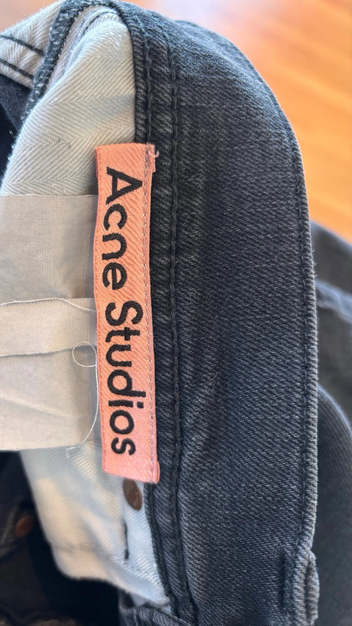Acne studios svarta jeans slimfit  - 2