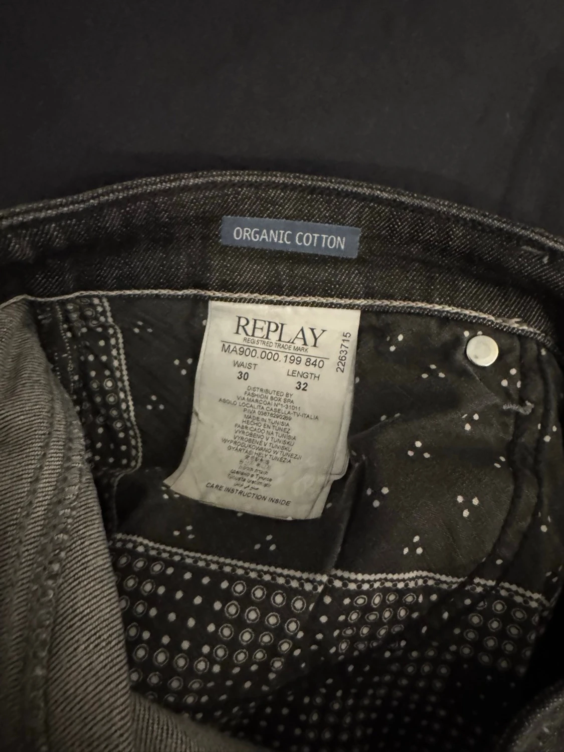 Svarta Replay jeans Donny - 3