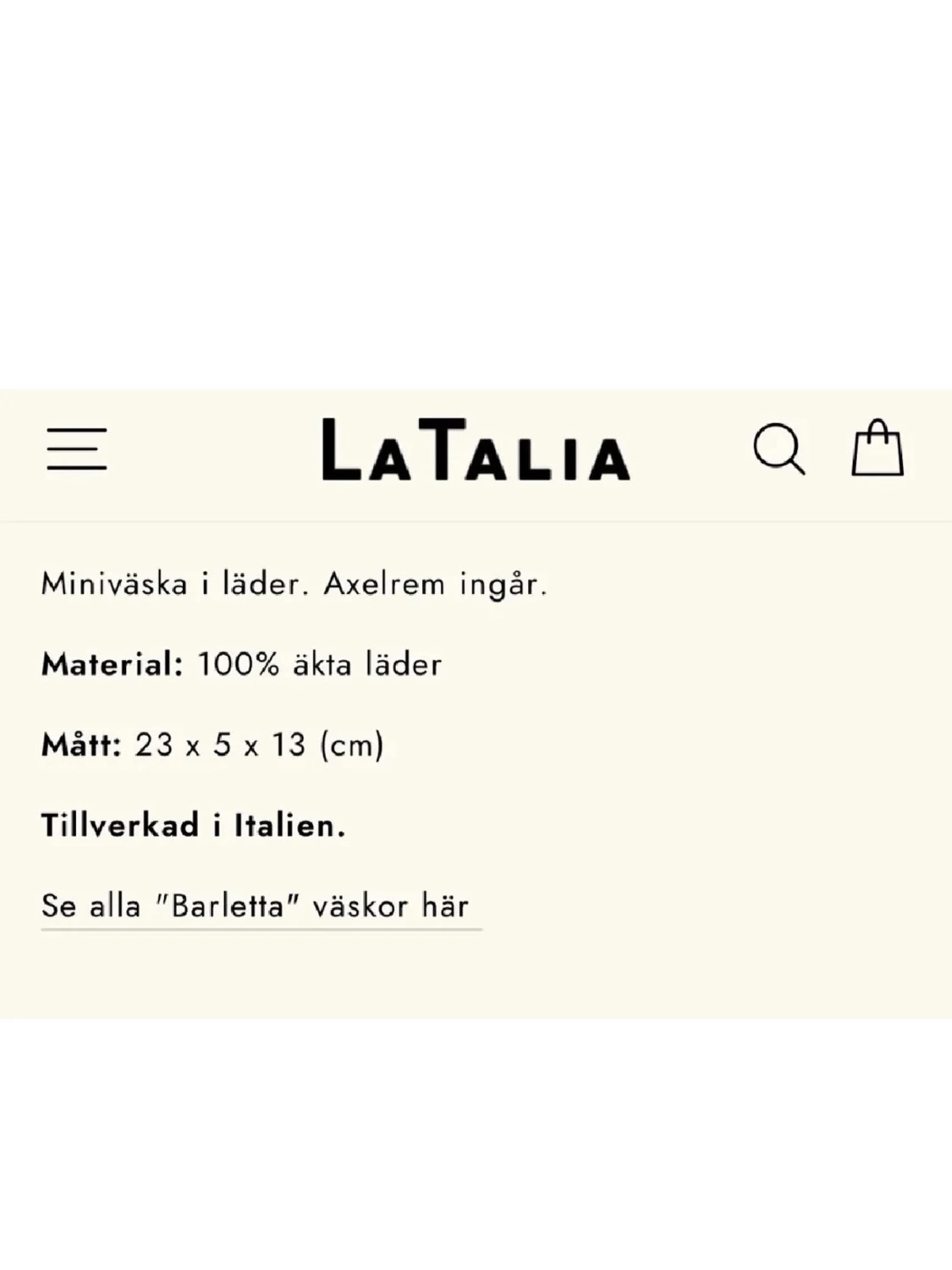 Guldig skinnkuvertväska Barletta - 2